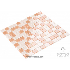 Скляна мозаїка Котто Кераміка GM 4038 C2 BEIGE M BEIGE W 300х300х4 мм Київ