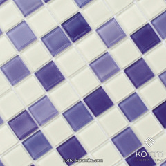 Скляна мозаїка Котто Кераміка GM 4041 C3 VIOLET D VIOLET M WHITE 300х300х4 мм Хмельницький