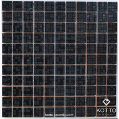 Декоративна мозаїка Котто Кераміка CM 3039 C PIXEL BLACK 300x300x8 мм Суми