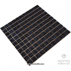 Декоративна мозаїка Котто Кераміка CM 3039 C PIXEL BLACK 300x300x8 мм Київ