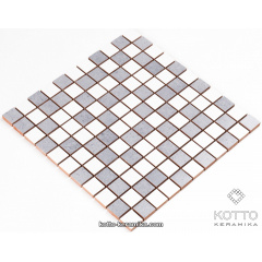 Керамическая мозаика Котто Керамика CM 3030 C2 GRAY WHITE 300x300x8 мм Киев