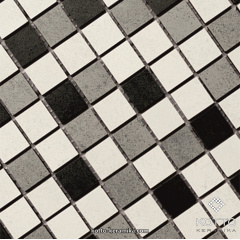 Керамическая мозаика Котто Керамика CM 3028 C3 GRAPHIT GRAY WHITE 300x300x8 мм Чернигов