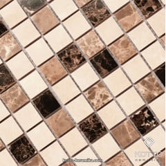 Керамическая мозаика Котто Керамика CM 3024 C2 BROWN BEIGE WHITE 300x300x10 мм Киев