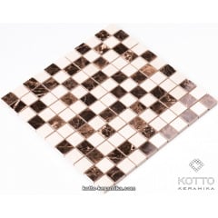Керамическая мозаика Котто Керамика CM 3022 C2 BROWN WHITE 300x300x10 мм Киев