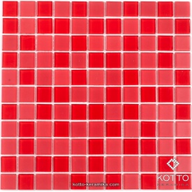 Скляна мозаїка Котто Кераміка GM 4056 C2 RED MAT RED 300х300х4 мм