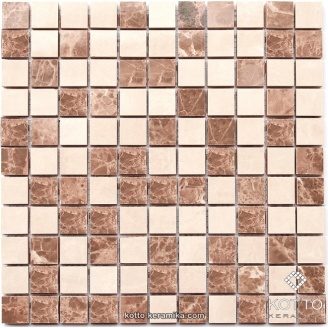Керамічна мозаїка Котто Кераміка CM 3023 C2 BEIGE WHITE 300x300x10 мм