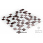 Стеклянная мозаика Котто Керамика GM 4035 C3 CAFFE M CAFFE W WHITE 300х300х4 мм Днепр