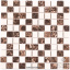 Керамическая мозаика Котто Керамика CM 3022 C2 BROWN WHITE 300x300x10 мм Смела