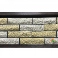 Фото - Кирпич облицовочный ECOBRICK мраморный 250x100x65 мм желтый слоновая кость Кирпич облицовочный ECOBRICK мраморный 250x100x65 мм желтый слоновая кость