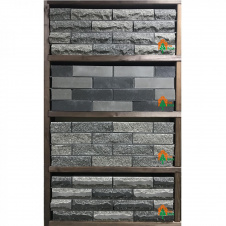 Фото - Цегла облицювальна ECOBRICK сірий чорний Цегла облицювальна ECOBRICK сірий чорний