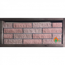 Фото - Цегла облицювальна ECOBRICK мармуровий 250x100x65 мм червоний бордо Цегла облицювальна ECOBRICK мармуровий 250x100x65 мм червоний бордо