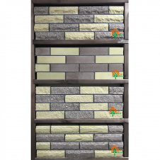 Фото - Цегла облицювальна ECOBRICK коричневий оливковий Цегла облицювальна ECOBRICK коричневий оливковий