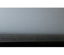 Сотовый поликарбонат Polygal Практичный прозрачный 4 мм 2,1x12 м