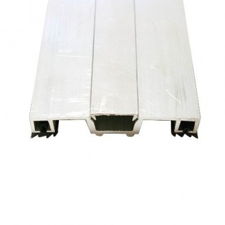 Соединительный алюминиевый профиль крышка прямая 60 мм 6 м