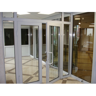 Aluron (Польща) алюмінієві двері від київського виробництва 