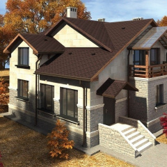 Бітумна черепиця Aquaizol Акцент 320х1000 мм Гірський каньйон Краматорськ