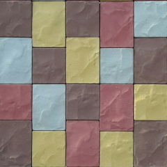 Тротуарная плитка Брук-Вест 15х14х4 см желтый Киев