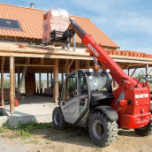 Аренда телескопического погрузчика Manitou