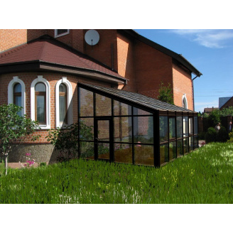 Скління альтанки зі скляним дахом вікнами з алюмінію