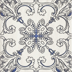 Настінна плитка Paradyz Sevilla Azul Dekor A 198х198 мм (1177890) Івано-Франківськ