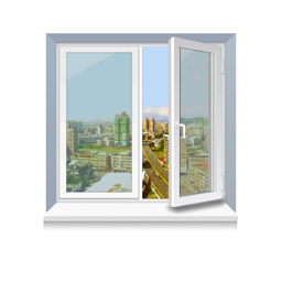 Металлопластиковое окно Vikonda стандартное 1300x1400 мм