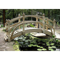 Садовый мостик из дерева Гюмри Измаил