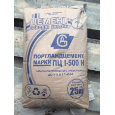 Цемент ЦЕМЕНТ-УКРАИНА ПЦ IІ A-Ш - 500- 25 кг
