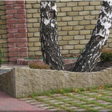 Стовпчик декоративний Золотий Мандарин 300х100х150 мм гірчичний