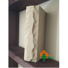 Цегла облицювальна ECOBRICK промінь ложок 250x120x65 мм слонова кістка