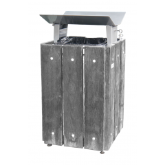 Урна ЗОЛОТИЙ МАНДАРИН Кантрі квадратна 530х530х1030 мм Київ