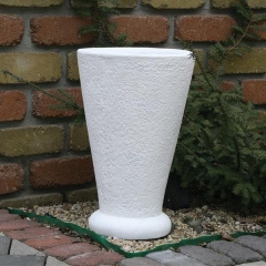 Бетонная ваза Золотой Мандарин Классик 400 мм белая Кропивницкий