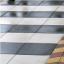 Тротуарна плитка Золотий Мандарин Плита 400х400х60 мм на сірому цементі чорний Суми