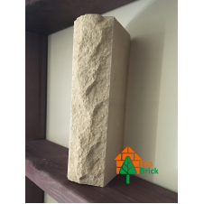 Цегла облицювальна ECOBRICK скеля ложок 250x100x65 мм слонова кістка