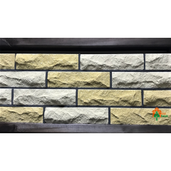 Кирпич облицовочный ECOBRICK скала ложок 250x100x65 мм желтый Киев