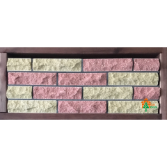 Кирпич облицовочный ECOBRICK скала ложек 250x100x65 мм оливка Ровно