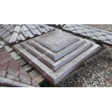 Крышка на забор LAND BRICK Египет коричневая 400х400 мм