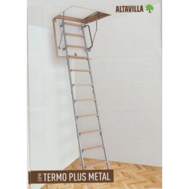 Чердачная лестница Altavilla Termo Plus Metal 3s 120х70 см c крышкой 46 мм