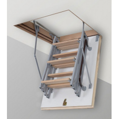 Чердачная лестница Altavilla Termo Plus Metal 4s 100x90 крышка 46мм Николаев