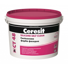 Фасадна фарба Ceresit CT 48 силіконова 10 л