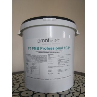Толстослойная битумная мастика-PROOF -TEC PT PMB Professional 1 C-P 30 л