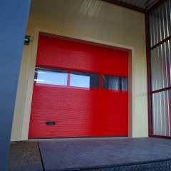 Промислові ворота ALUTECH ProTrend мікрохвиля 2875х3000 мм RAL 3004 пурпурно-червоний Луцьк