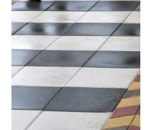 Тротуарная плитка Золотой Мандарин Плита 400х400х60 мм на белом цементе белый