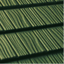 Композитная черепица QueenTile Shake 1-тайлова 1140x410 мм green