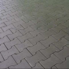 Тротуарна плитка Золотий Мандарин Подвійне Т 200х170х80 мм сірий Київ