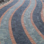 Тротуарна плитка Золотий Мандарин Креатив 60 мм на сірому цементі чорний Київ