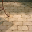 Тротуарна плитка Золотий Мандарин Цегла антик на сірому цементі 240х160х90 мм (RAL1002/пісочно-жовтий) Київ