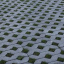 Тротуарна плитка Золотий Мандарин Парковочная решітка 500х500х80 мм сірий Бородянка