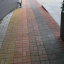 Тротуарна плитка Золотий Мандарин Цегла стандартна 200х100х60 мм на сірому цементі персиковий Київ