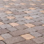 Тротуарная плитка Золотой Мандарин Старая площадь 160х40 мм на сером цементе коричневый Киев