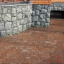 Тротуарная плитка Золотой Мандарин Старый город 120х40 мм на сером цементе персиковый Киев